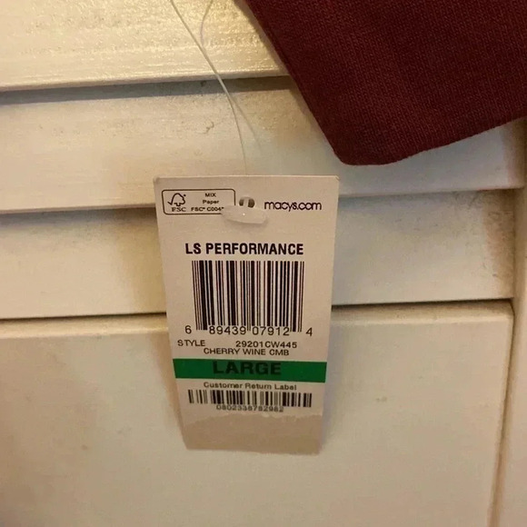 Club Room Stripe Pullover Shirt Size L NWT - Picture 4 of 5